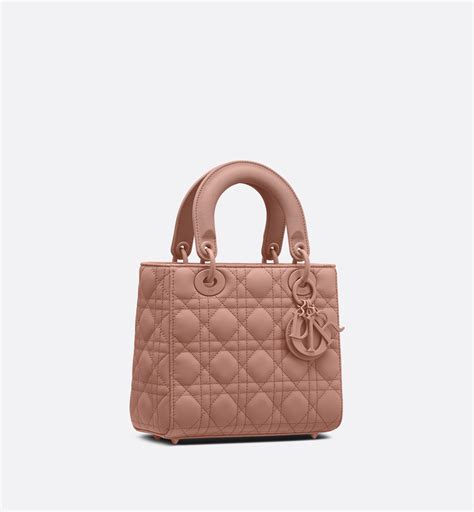 Small Lady Dior My ABCDior Bag Latte Calfskin with Multicolor 